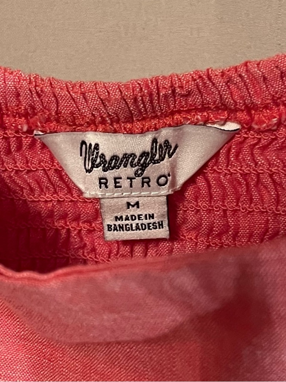 Wrangler Retro Tiered Sleeveless Red Sundress Size M - Picture 5 of 10